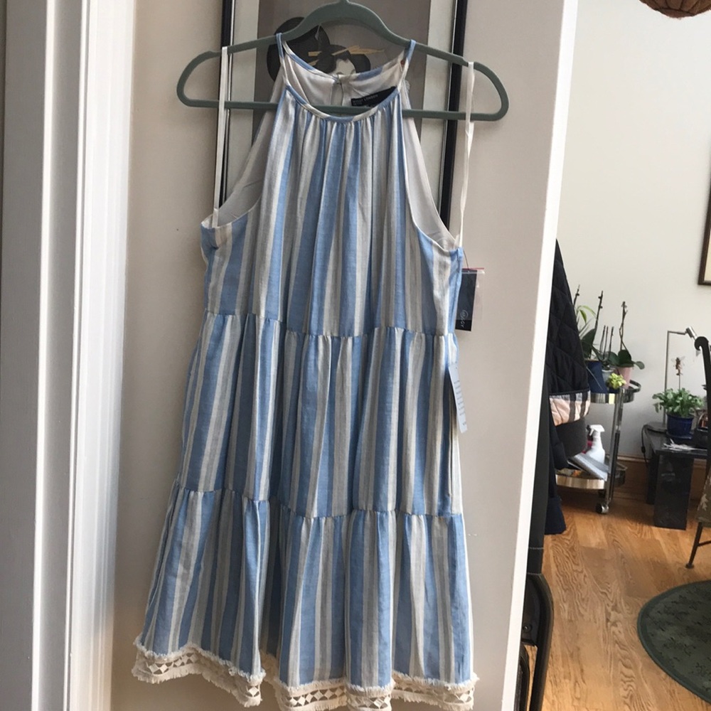 Striped Halter Dress